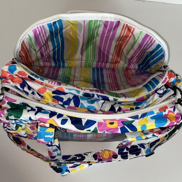 Lug Propeller 2 Overnight Bag Wildflower Brights White with Neon Print - Picture 12 of 16